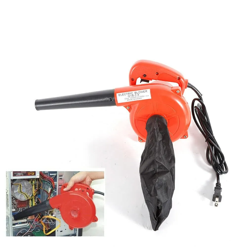 110V Mini Corded Electric Handheld Blower Vacuum Cleaner - 1000W Portable Air Blower & Dust Sweeper - Image 4