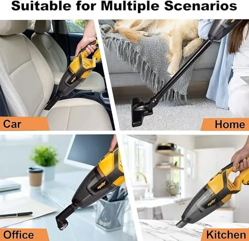 120W Cordless Handheld Vacuum Cleaner Compatible with DeWALT 20V/60V Max Battery for Pet Hair - Image 6