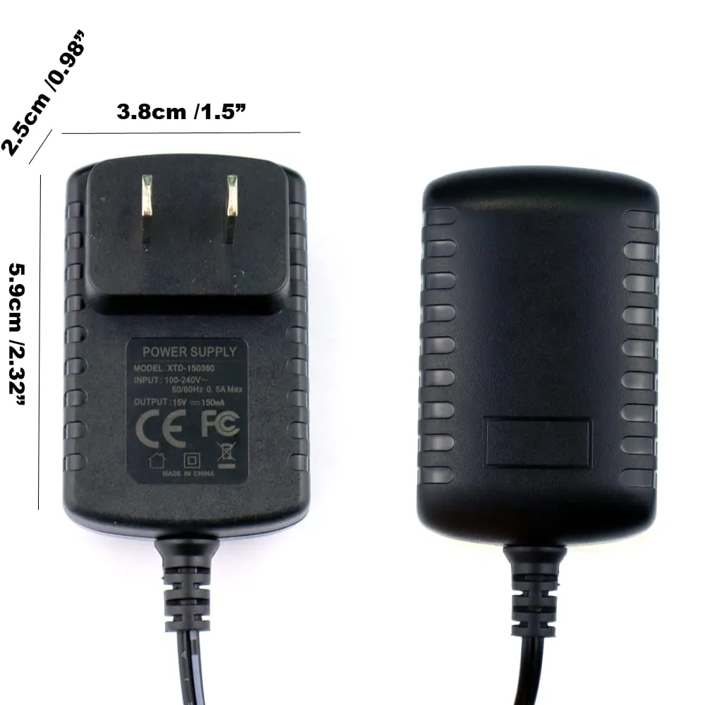 15V Adapter Charger for Black and Decker Dustbuster Handheld Vacuum, Replaces 90627870, 90629039 - Image 4