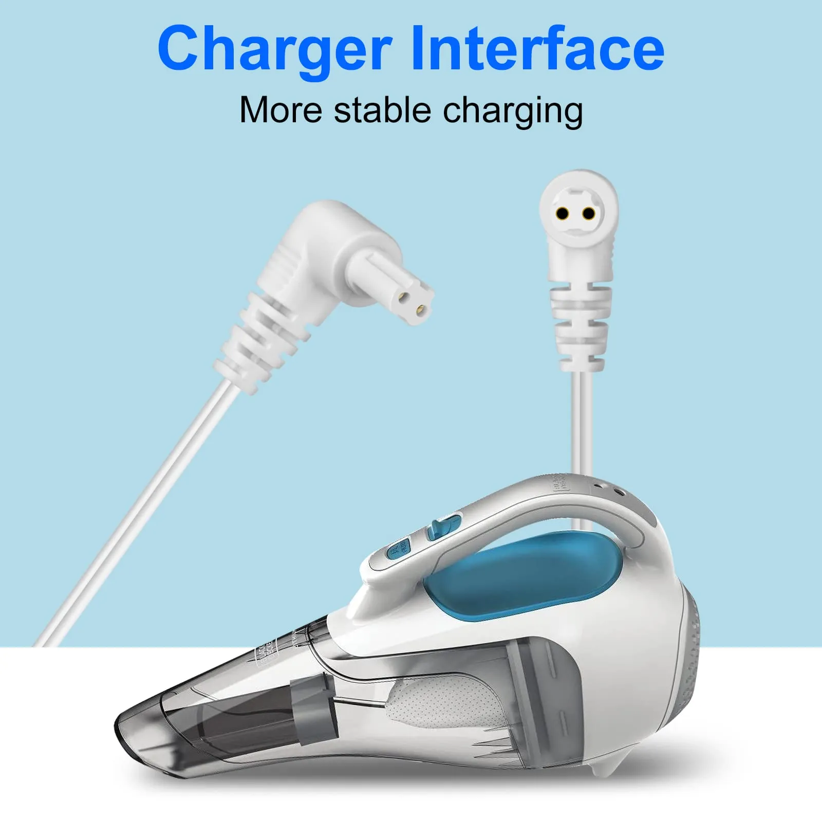 15V Charger for Black and Decker Handheld Vacuums: Compatible with HHVI315JO42, HFVB315J22, Safe & Reliable Power Supply - Image 3
