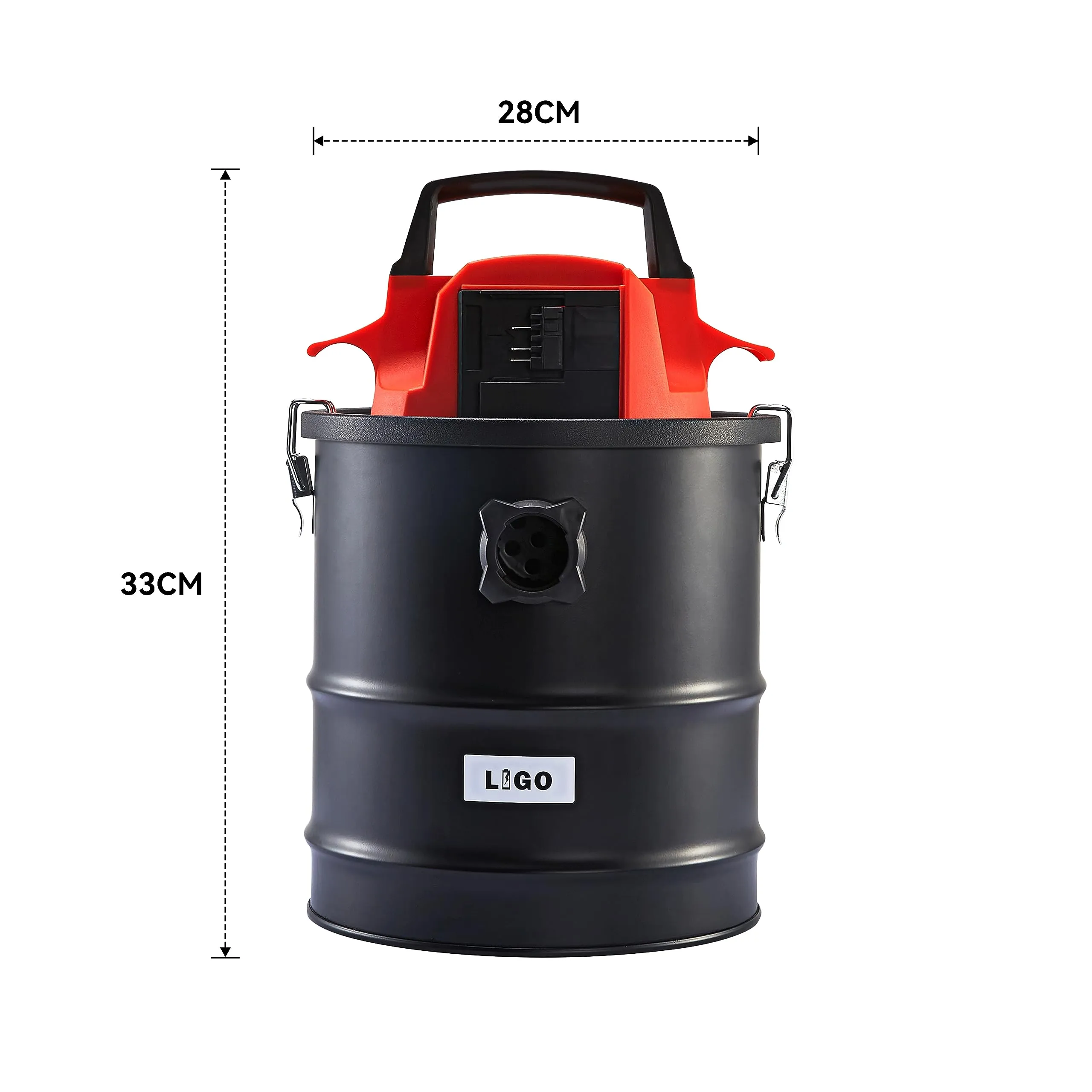 20V Cordless Ash Dust Vacuum Cleaner, 15L Collector for Fireplaces, BBQs, Fire Pits with Battery - Image 2