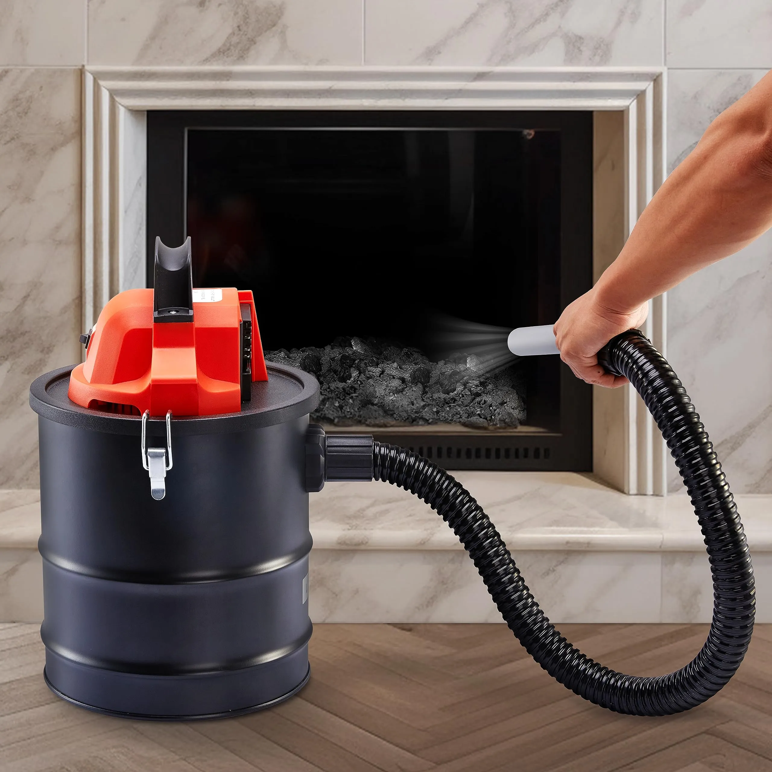 20V Cordless Ash Dust Vacuum Cleaner, 15L Collector for Fireplaces, BBQs, Fire Pits with Battery - Image 3