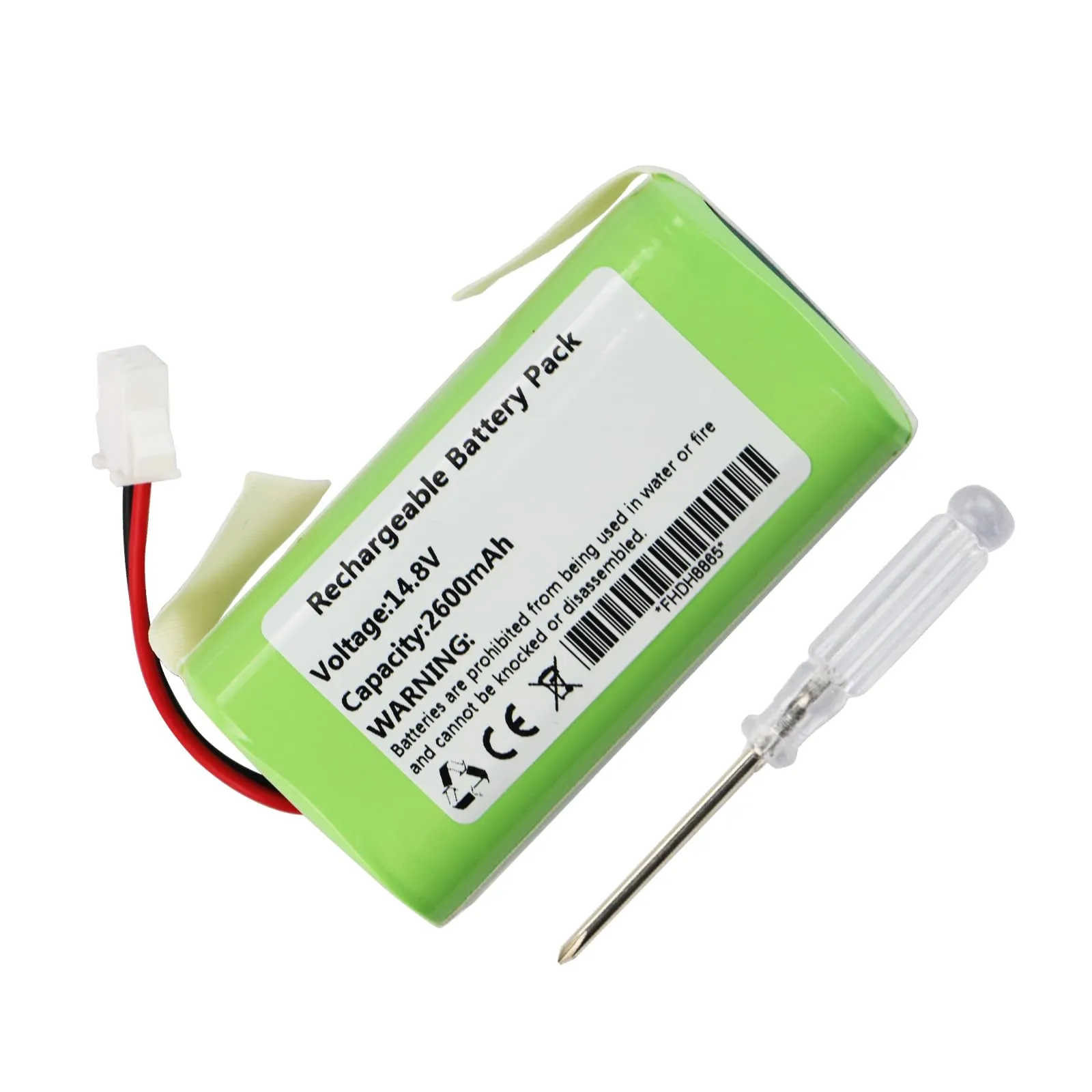 2600mAh Vacuum Battery Replacement for Lefant M301 Robot Cleaner, 14.8V with Tools