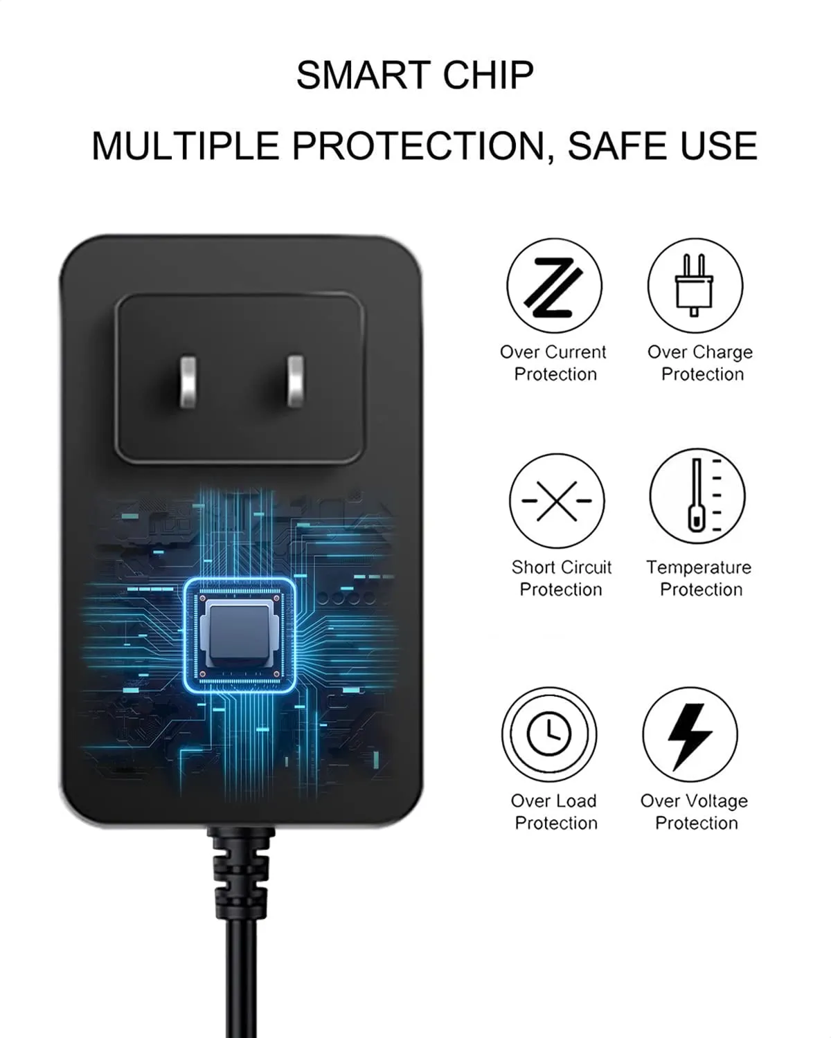 26V Adapter Charger for TINECO Cordless Vacuum Series - Smart Safety Protection, AC DC Power Supply - Image 2