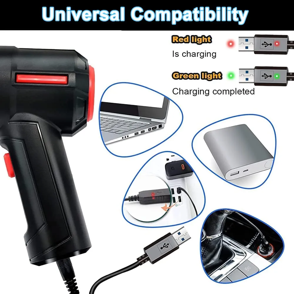3-in-1 Cordless Handheld Vacuum Cleaner ADPTOYU with 9000PA Suction for Car, Office & Home - Image 6
