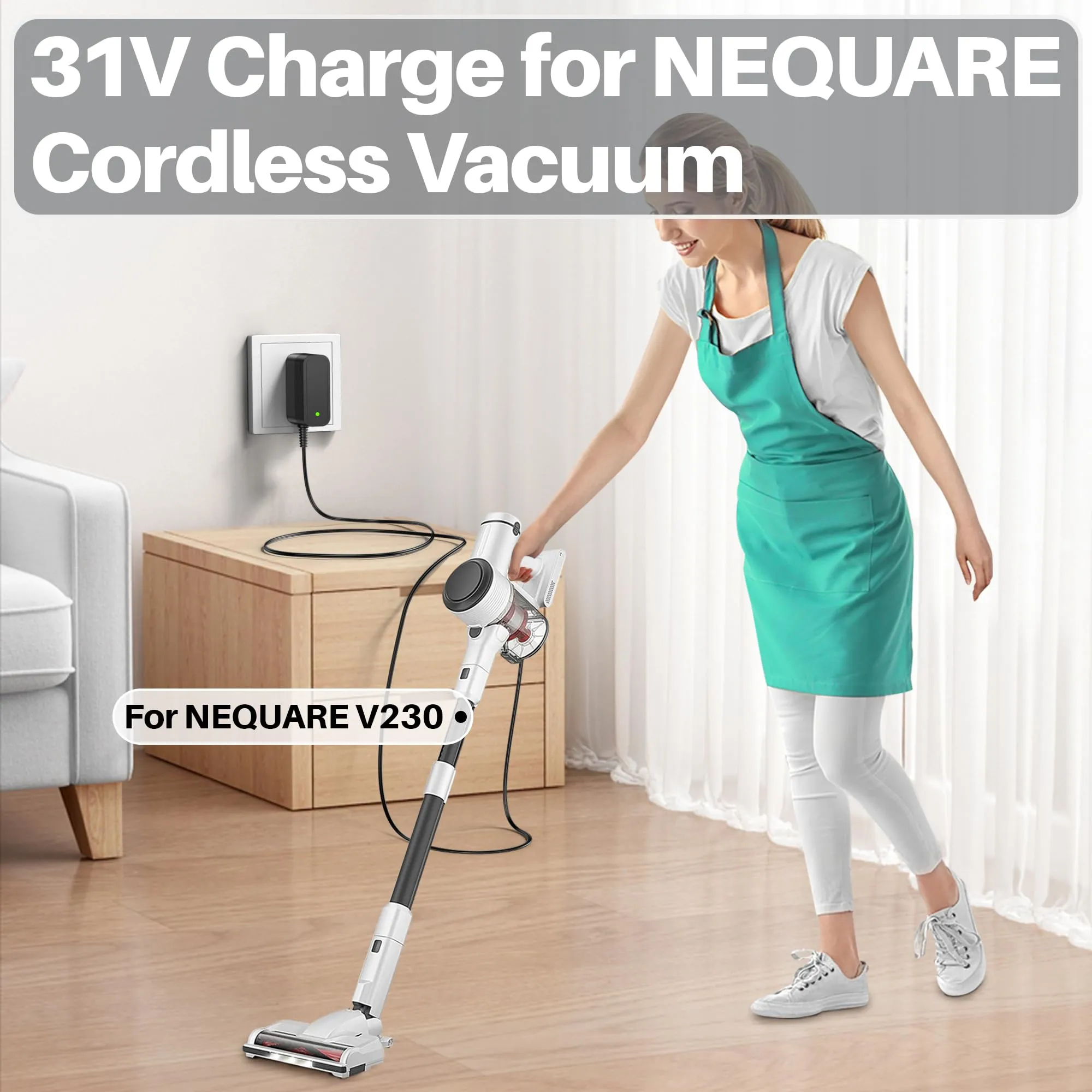 31V DC Power Supply for NEQUARE S25 S25 Pro S25Pro S26 V230 Cordless Vacuum Cleaner - Image 3