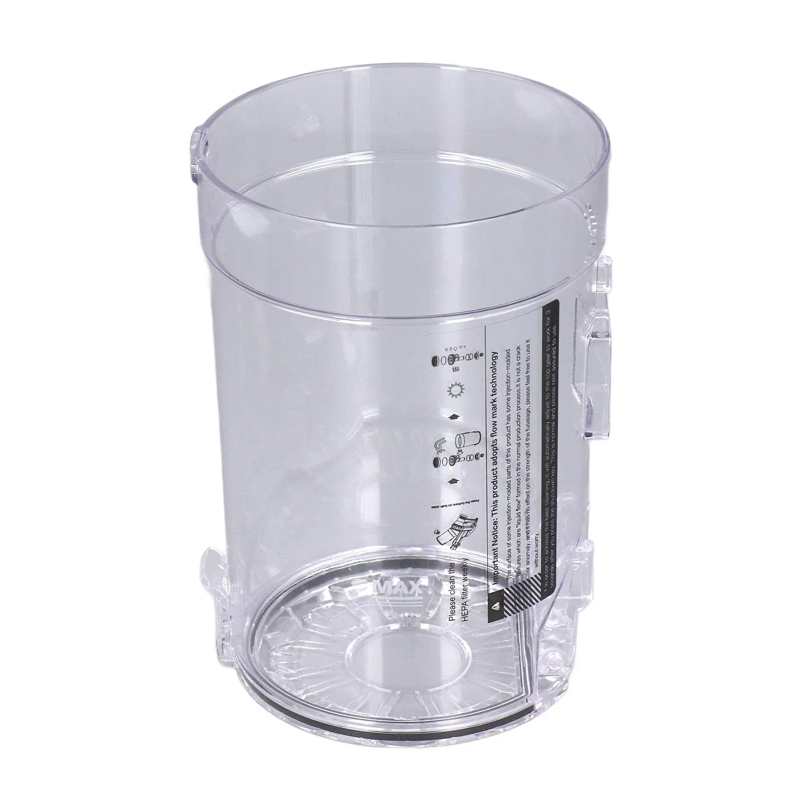 ABS Handheld Dust Bucket for Proscenic P10 P11 P10PRO Vacuum Cleaner - Large Capacity & Easy Install - Image 4