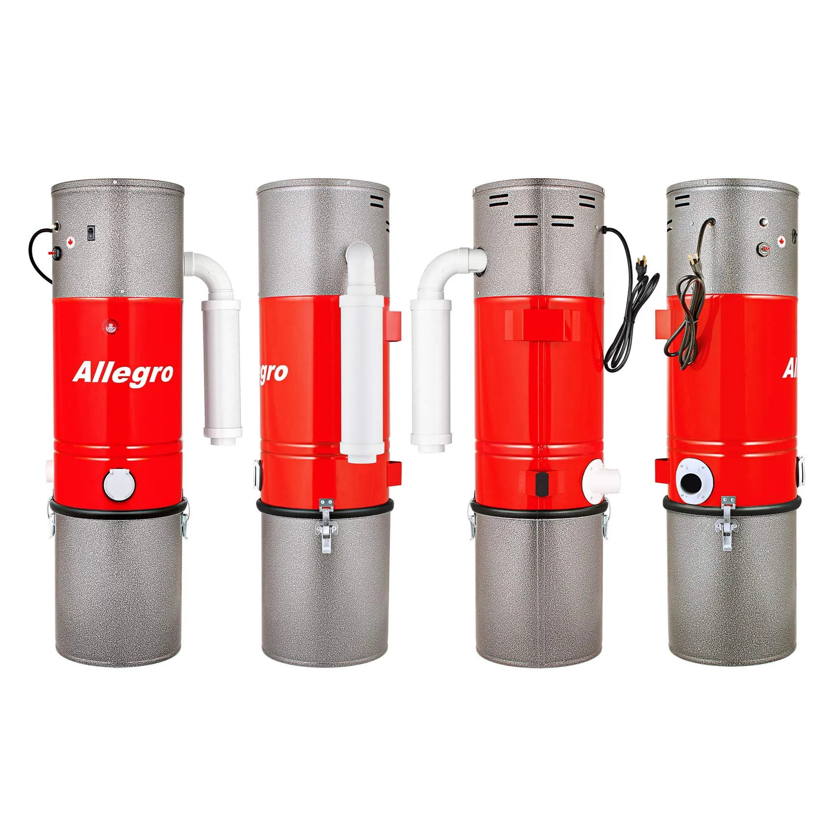 Allegro MU4500 Champion Central Vacuum System for 6,000 Sq Ft Homes with 30 Ft Electric Hose Kit - Image 2