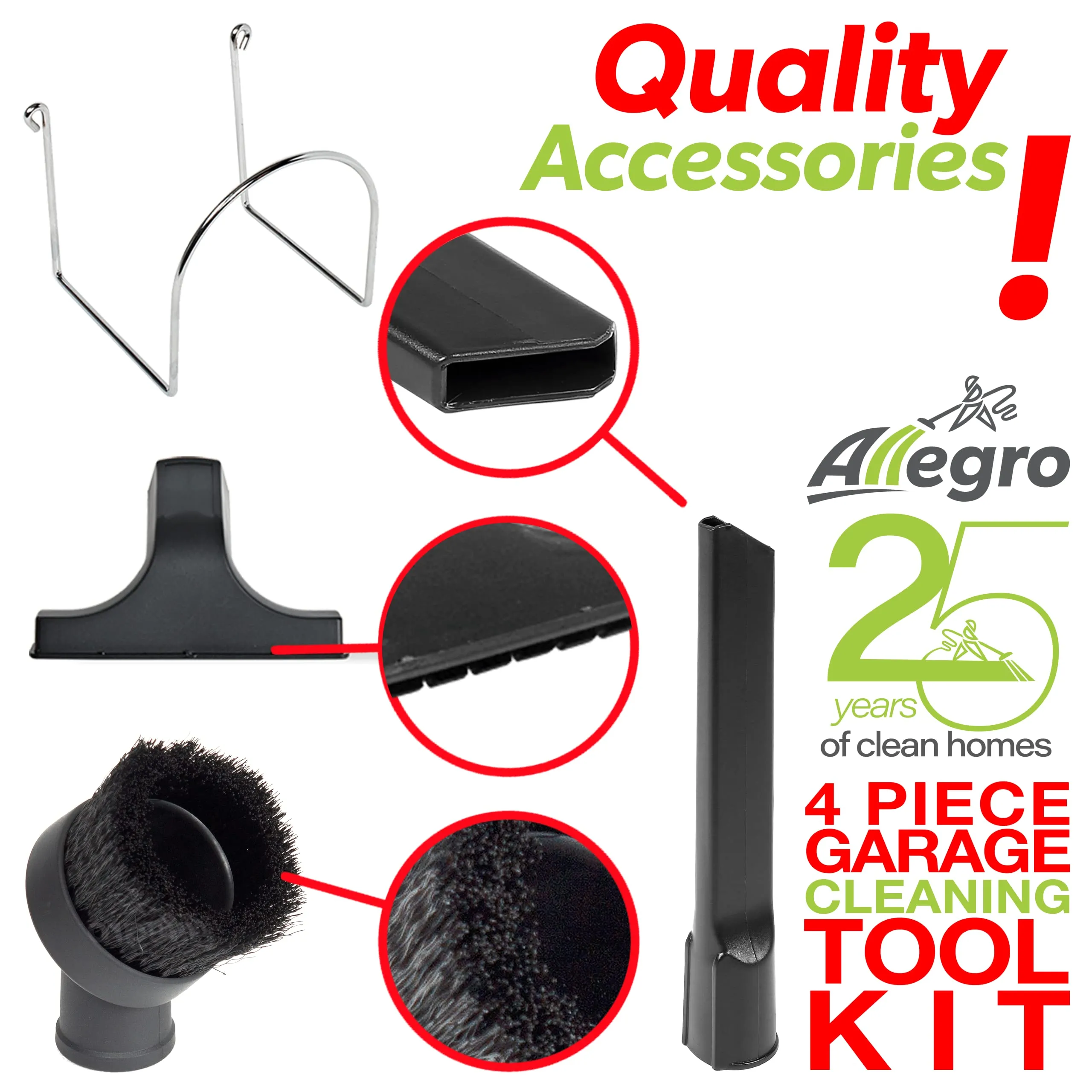 Allegro MU4500 Champion Central Vacuum System for 6,000 Sq Ft Homes with 30 Ft Electric Hose Kit - Image 7