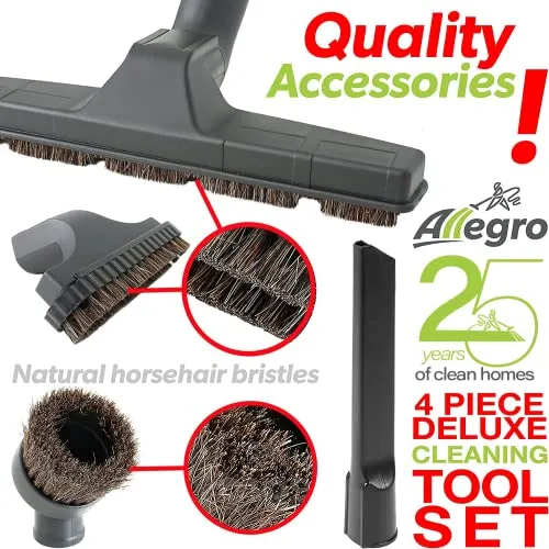 Allegro MU4500 Heavy Duty Central Vacuum System with Turbo Nozzle, 30ft Hose & Accessories - Image 3