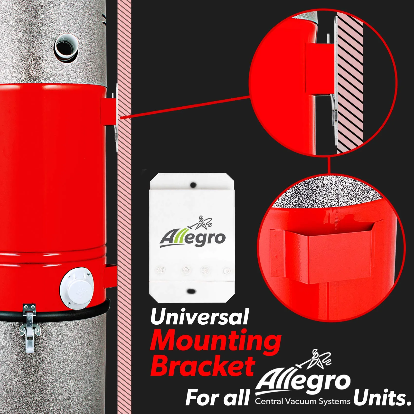 Allegro MUA75 Zenith Central Vacuum Power Unit for Homes up to 15,000 Sq Ft - Eco-Line Green Powered - Image 6