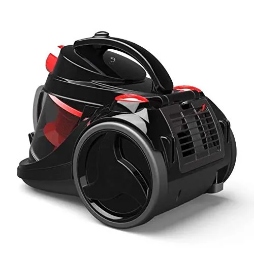 Aspiron Energy Efficient Canister Vacuum Cleaner with Large Dirt Cup and Flat Suction Nozzle - Image 2