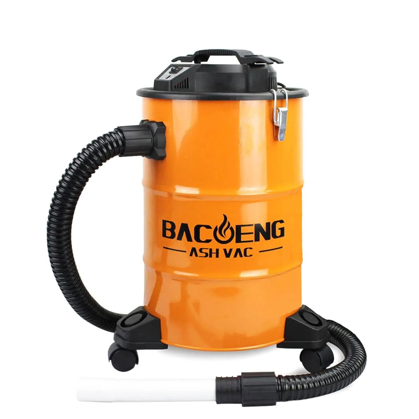 BACOENG 5.3-Gallon Ash Vacuum Cleaner with Double Stage Filtration and Powerful 1200W Motor