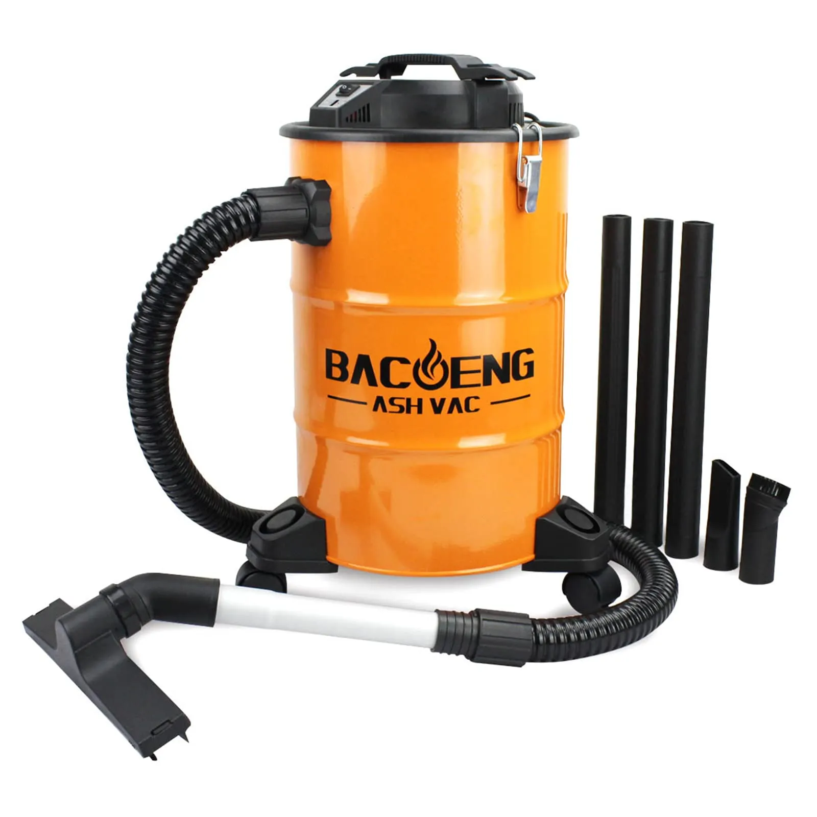 BACOENG 5.3-Gallon Ash Vacuum with 10 Amp Powerful Suction, HEPA Filter & 5FT Metal Hose 1 BACOENG 5.3-Gallon Ash Vacuum with 10 Amp Powerful Suction, HEPA Filter & 5FT Metal Hose