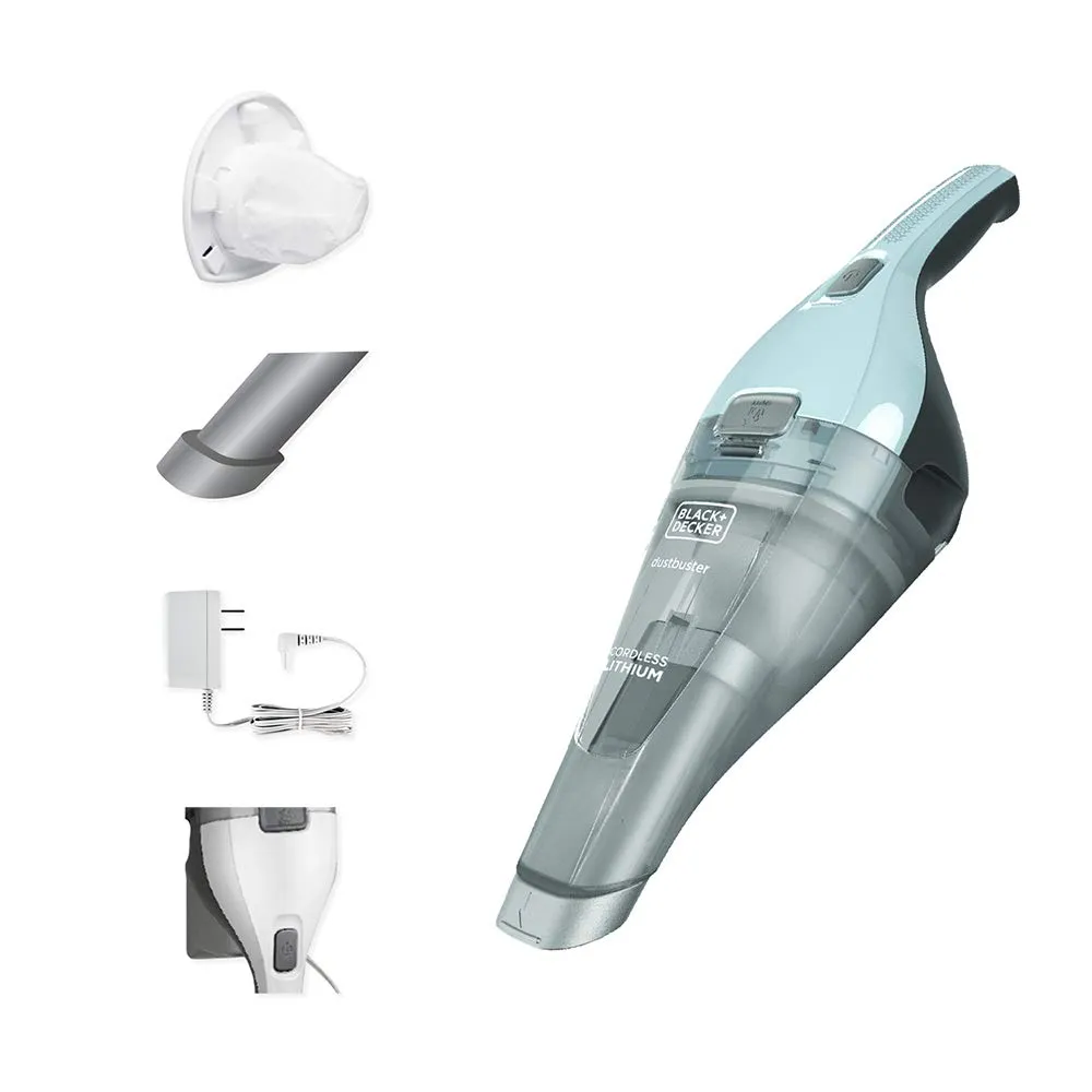 beyond by BLACK+DECKER Cordless Dustbuster Handheld Mini Vacuum Cleaner - Icy Blue, Model HNVC215B12AEV