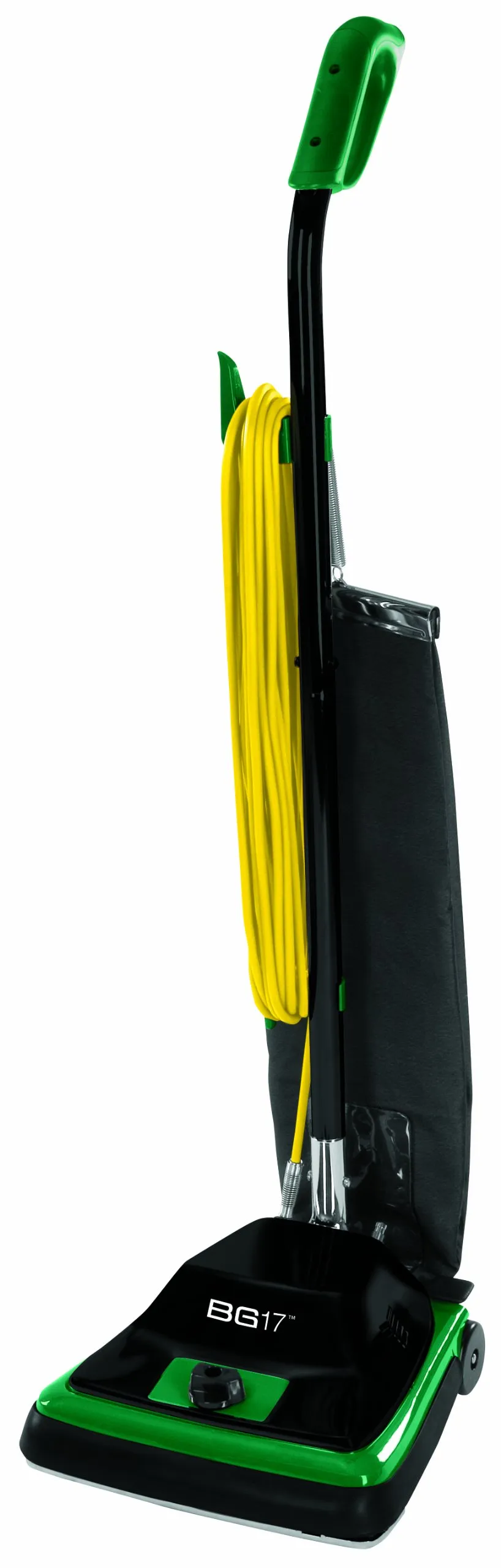 Bissell BigGreen Commercial BG100 ProTough 12' Upright Vacuum, 870W Motor, Adjustable Height