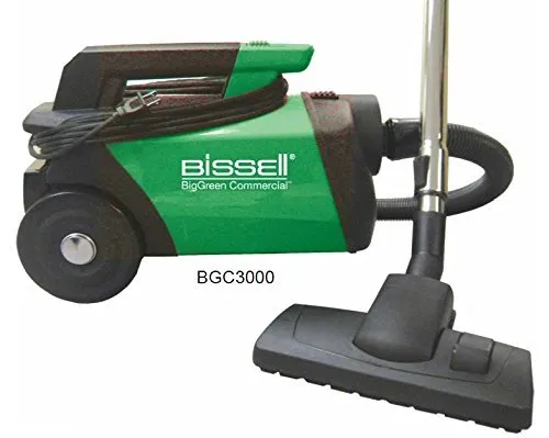 Bissell BigGreen Commercial BGC3000 Portable Canister Vacuum - Green & Black, Lightweight, 30ft Cord - Image 2