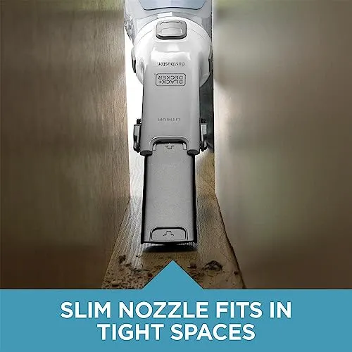 BLACK+DECKER 16V MAX Cordless Hand Vacuum with Charger, Wall Mount & Brush Tool - Powerful Suction - Image 4