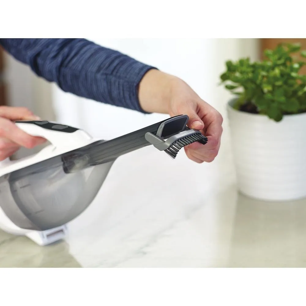BLACK+DECKER AdvancedClean Cordless Handheld Vacuum, Powder White - Strong Suction & Versatile Tools - Image 7
