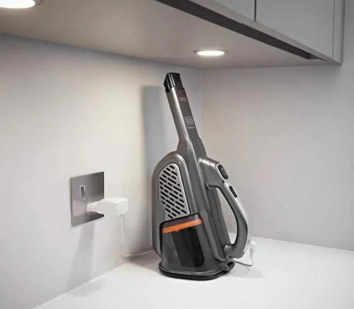 BLACK+DECKER Cordless Dusbuster Vacuum, Gray, 4X Suction Power, XL Dustbin, 2 Speed Modes - Image 10