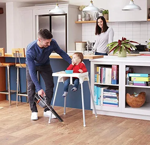 BLACK+DECKER Cordless Dusbuster Vacuum, Gray, 4X Suction Power, XL Dustbin, 2 Speed Modes - Image 12