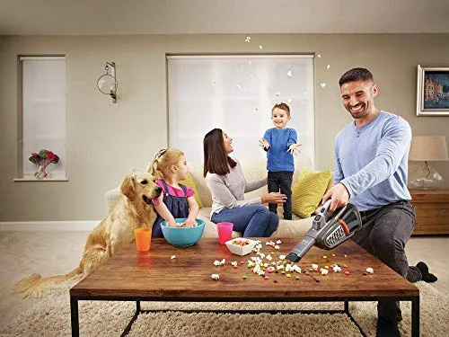 BLACK+DECKER Cordless Dusbuster Vacuum, Gray, 4X Suction Power, XL Dustbin, 2 Speed Modes - Image 13