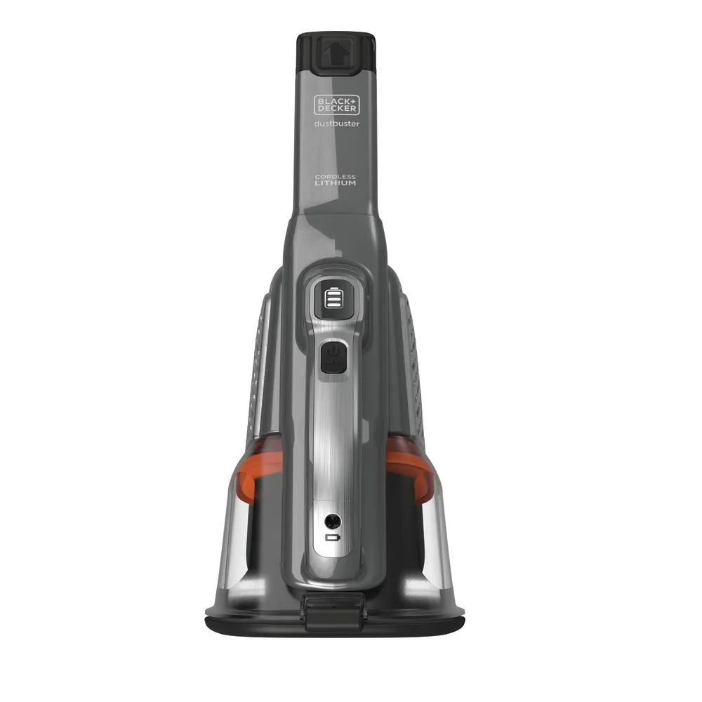 BLACK+DECKER Cordless Dusbuster Vacuum, Gray, 4X Suction Power, XL Dustbin, 2 Speed Modes - Image 8