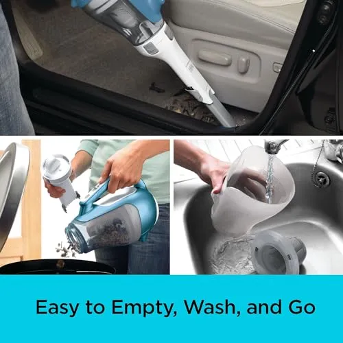 BLACK+DECKER dustbuster AdvancedClean Cordless Handheld Vacuum, 16V, Compact Design, Multi-Surface Use - Image 8