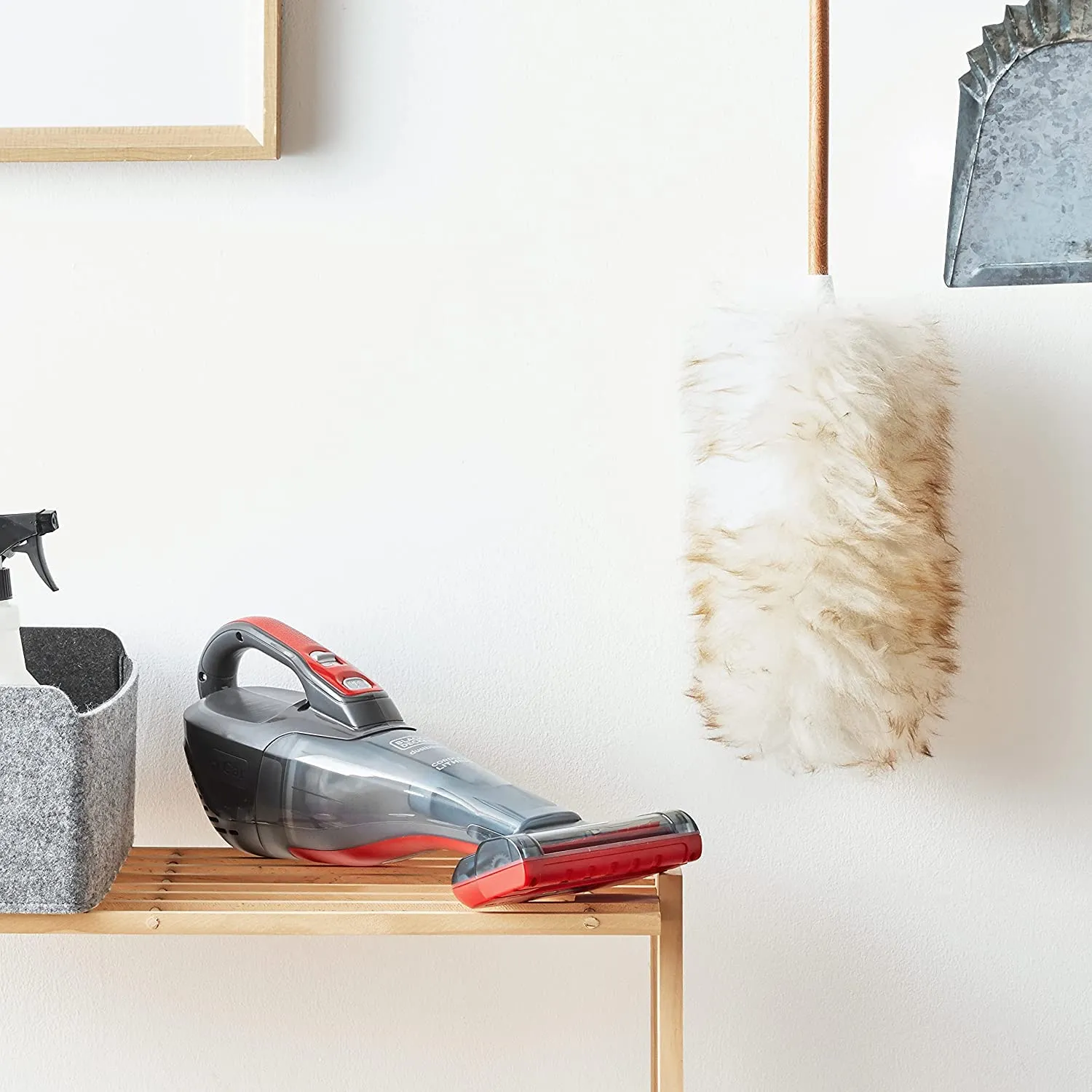 Black+Decker Dustbuster Cordless Handheld Car Vacuum, Gray - Lightweight, Long-Lasting Battery - Image 8