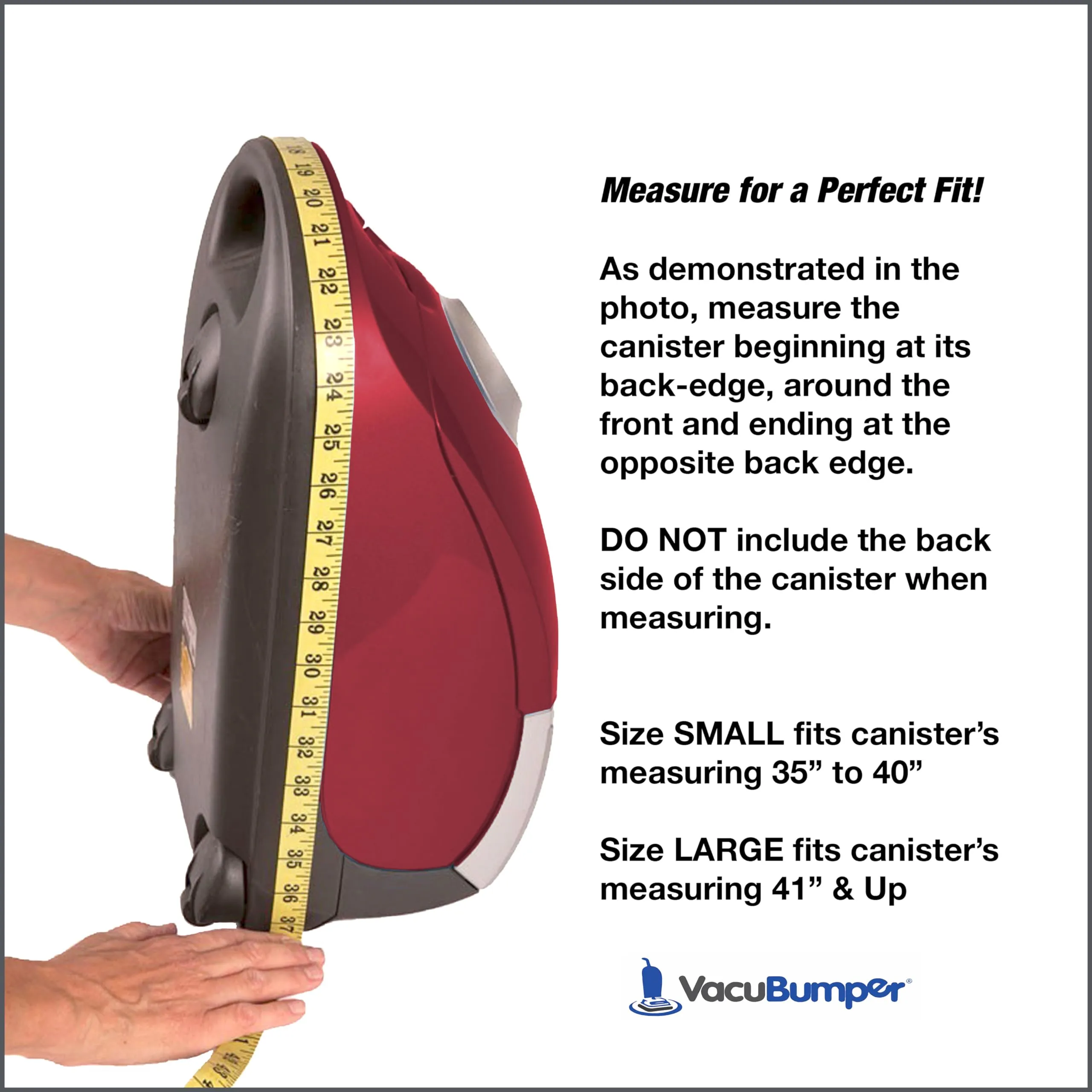 Bumper Guard for Canister Vacuums - Protects Furniture - Available in Small & Large Sizes - Image 4