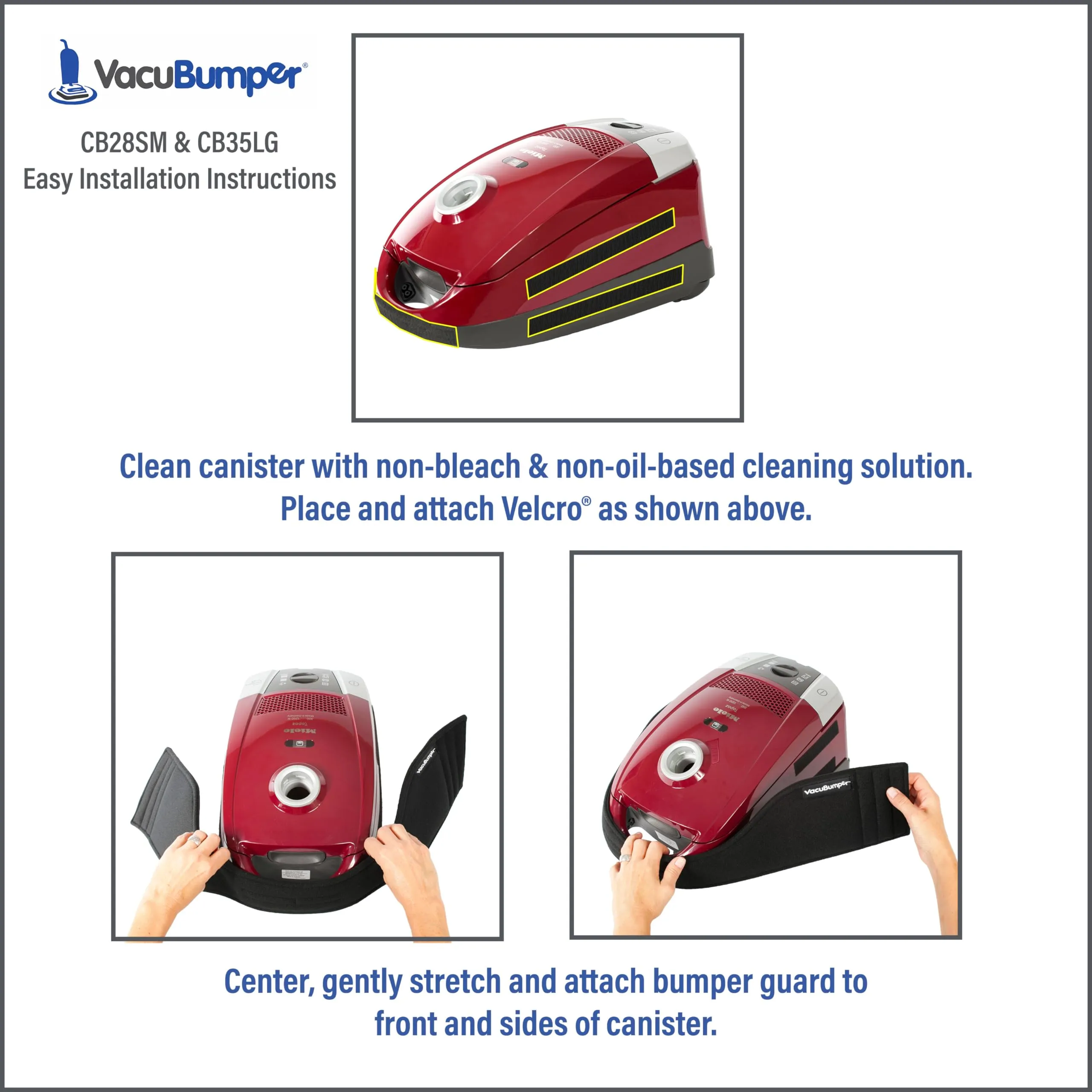 Bumper Guard for Canister Vacuums - Protects Furniture - Available in Small & Large Sizes - Image 6