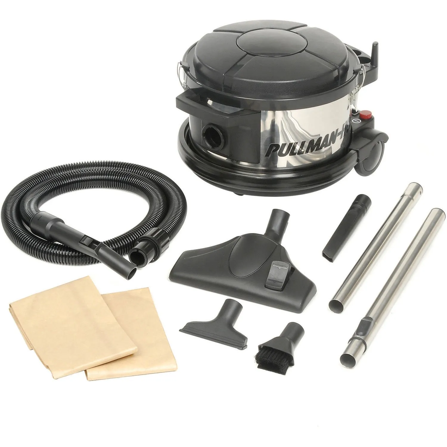 Canister Vacuum 4 Gallon 1.5 Hp Pullman-Holt HEPA Filtration for Powerful Cleaning Performance
