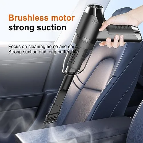 Car Vacuum Cleaner - 4000PA Handheld Cordless, Lightweight Rechargeable 120W for Pet Hair & Dust - Image 4