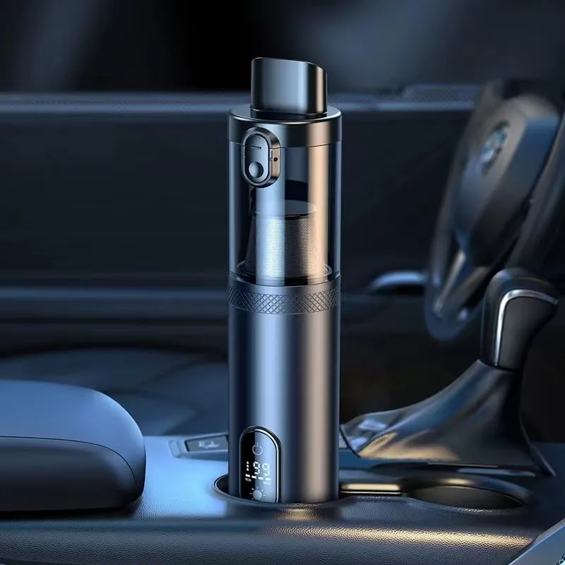 Car Vacuum Cleaner Handheld Cordless Portable Wireless 9000Pa Suction for Car Accessories, Silver - Image 9