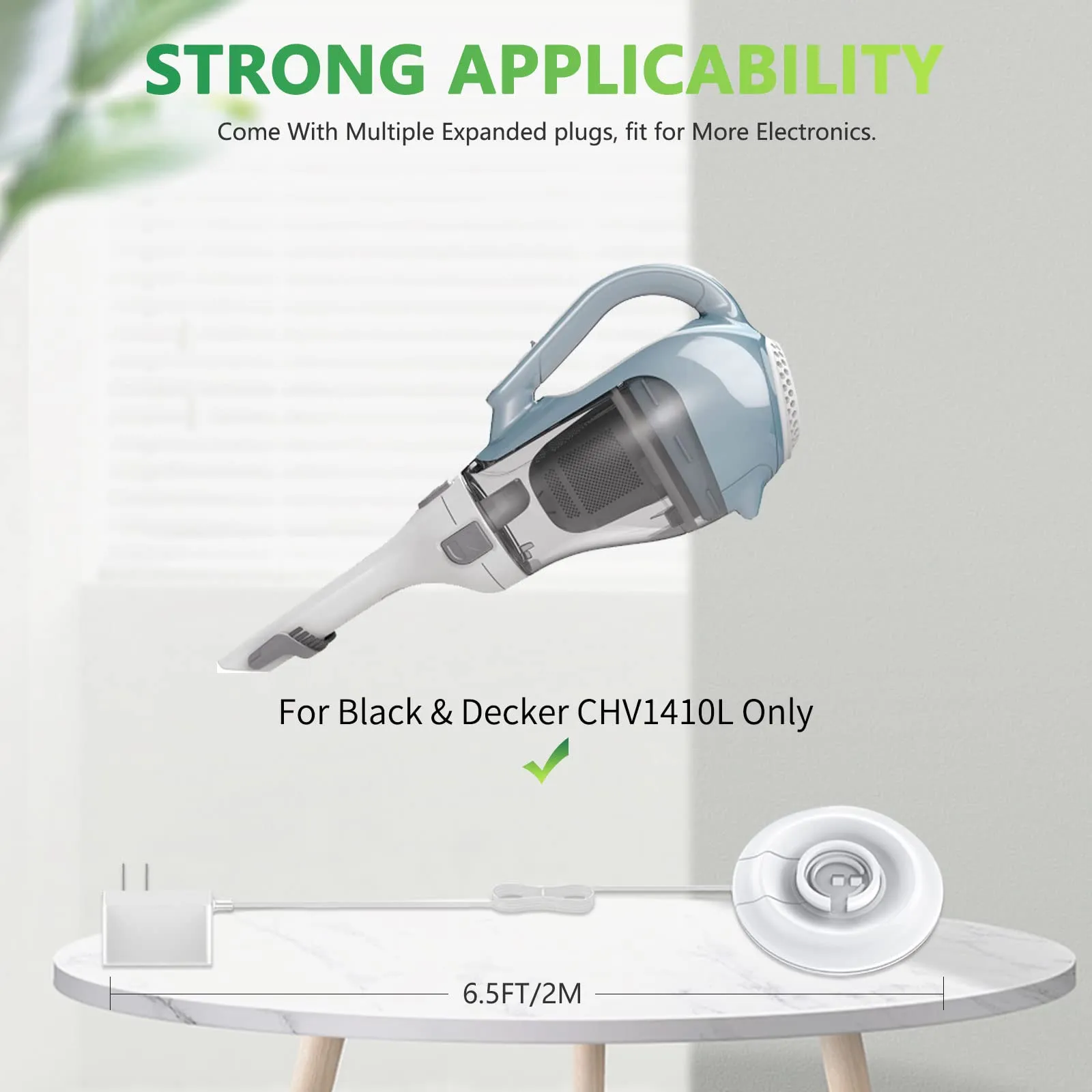 Charger for Black and Decker CHV1410L Dustbuster - Replacement Power Adapter P/N 90571555-09 - Image 2