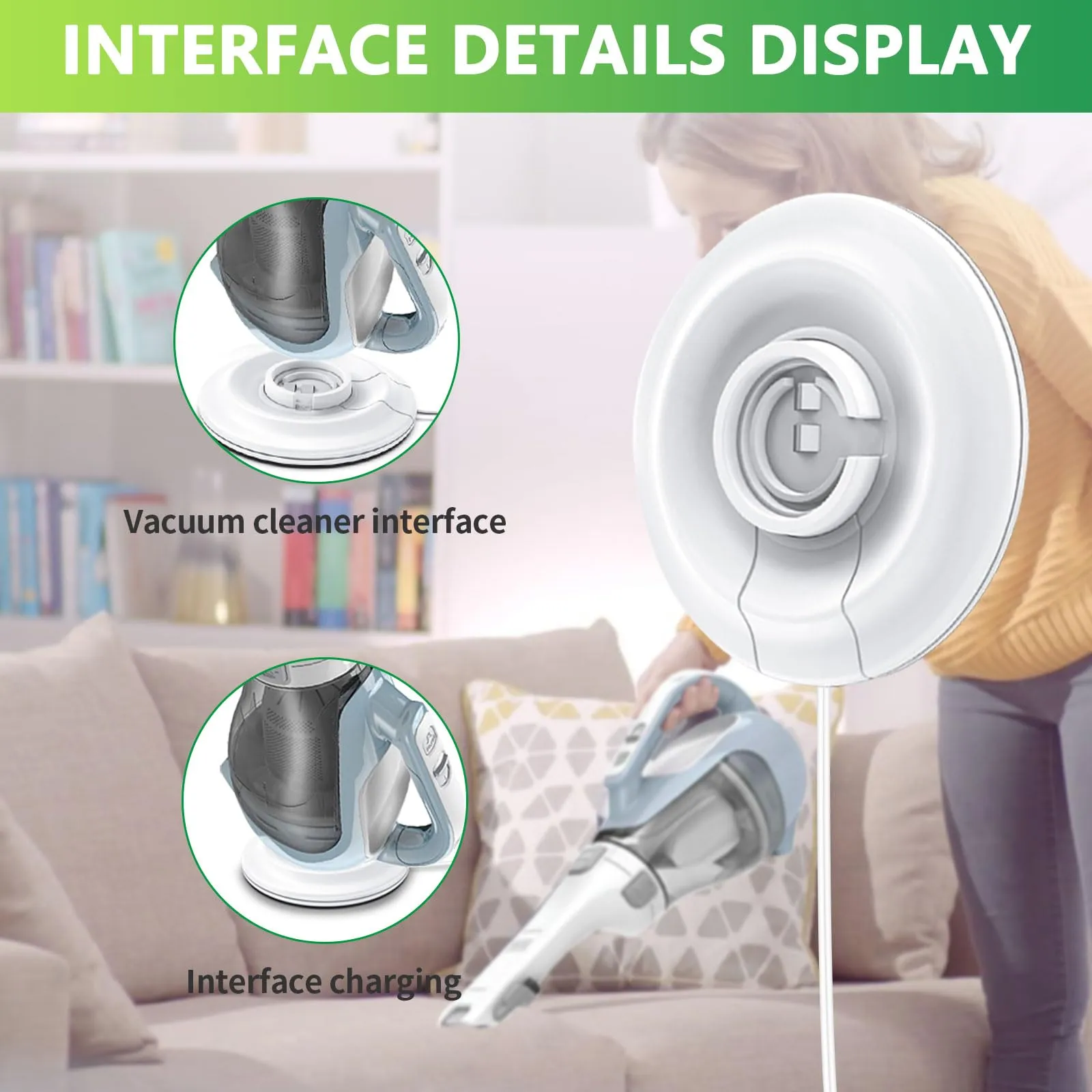 Charger for Black and Decker CHV1410L Dustbuster - Replacement Power Adapter P/N 90571555-09 - Image 3