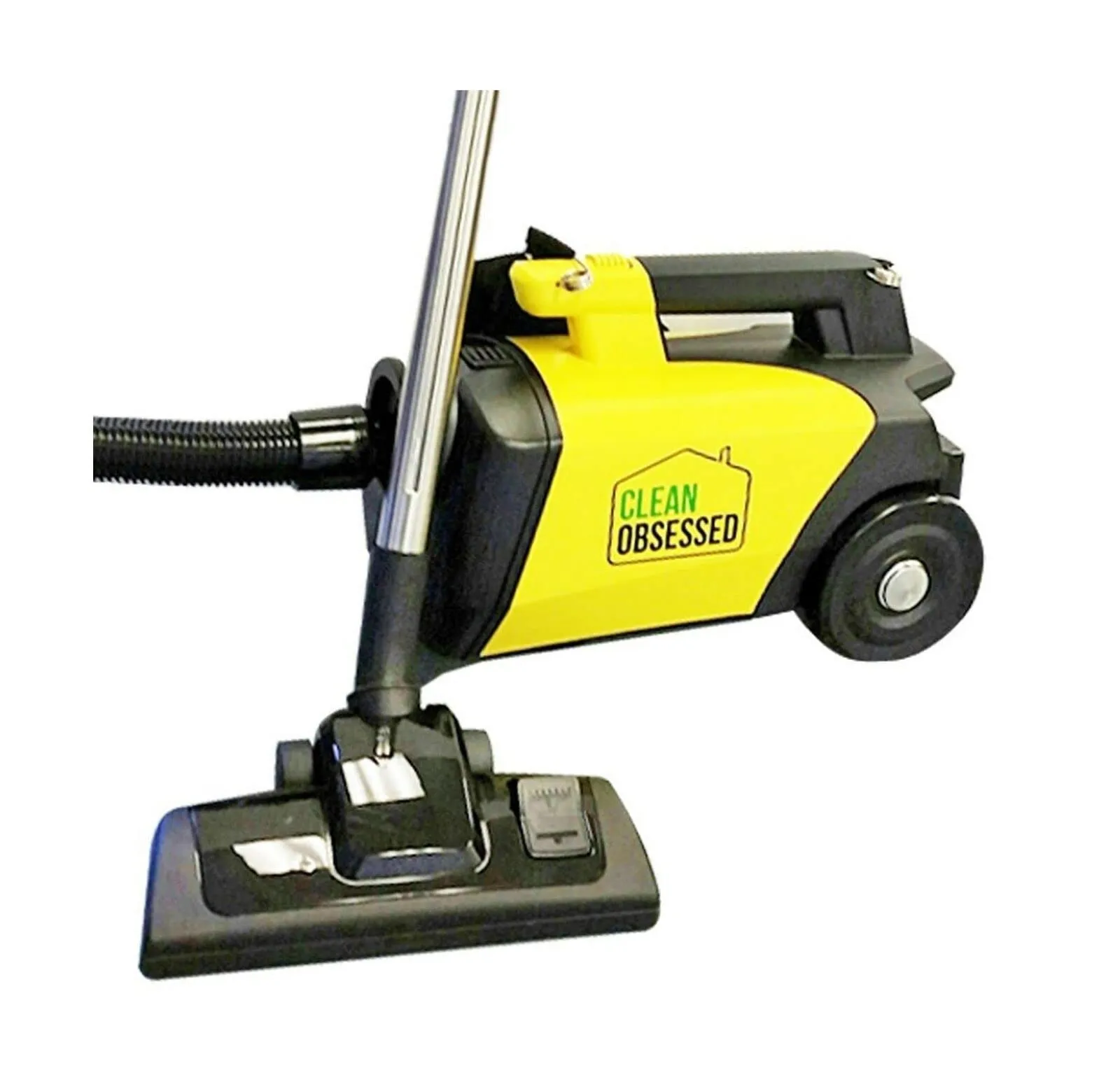 Clean Obsessed Canister Vacuum Cleaner - Lightweight, 27ft Cord, 8 Attachments, Pet-Friendly, Powerful Suction