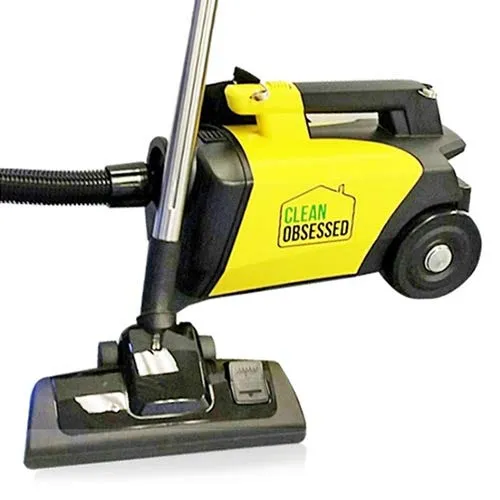 Clean Obsessed Commercial HEPA Canister Vacuum CO711 with 8-Piece Tool Kit, Lightweight & Powerful