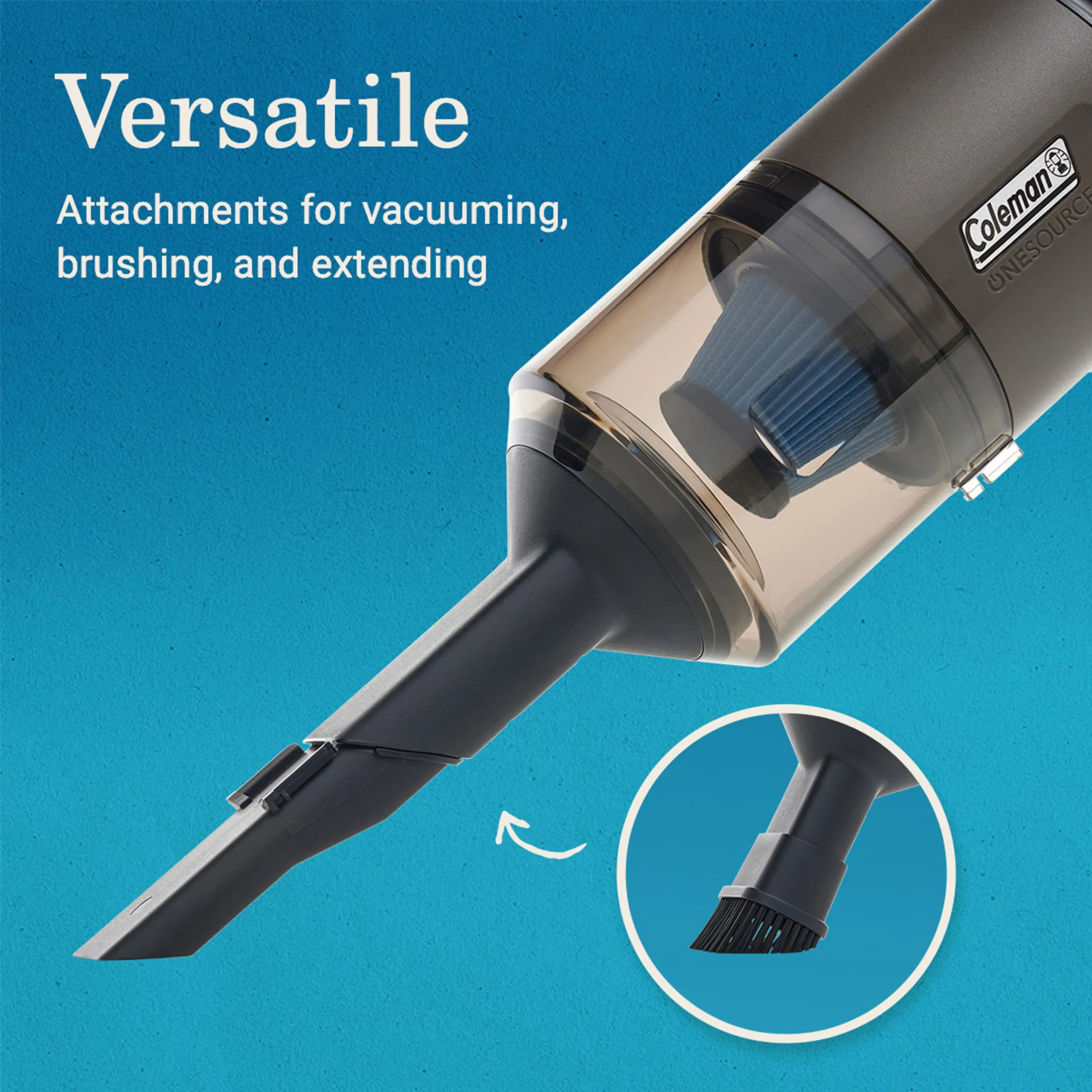 Coleman OneSource Rechargeable Camping Gear: Shower, Vacuum, Fan, Speaker & Pump with Battery 5 Coleman OneSource Rechargeable Camping Gear: Shower, Vacuum, Fan, Speaker & Pump with Battery - Image 5