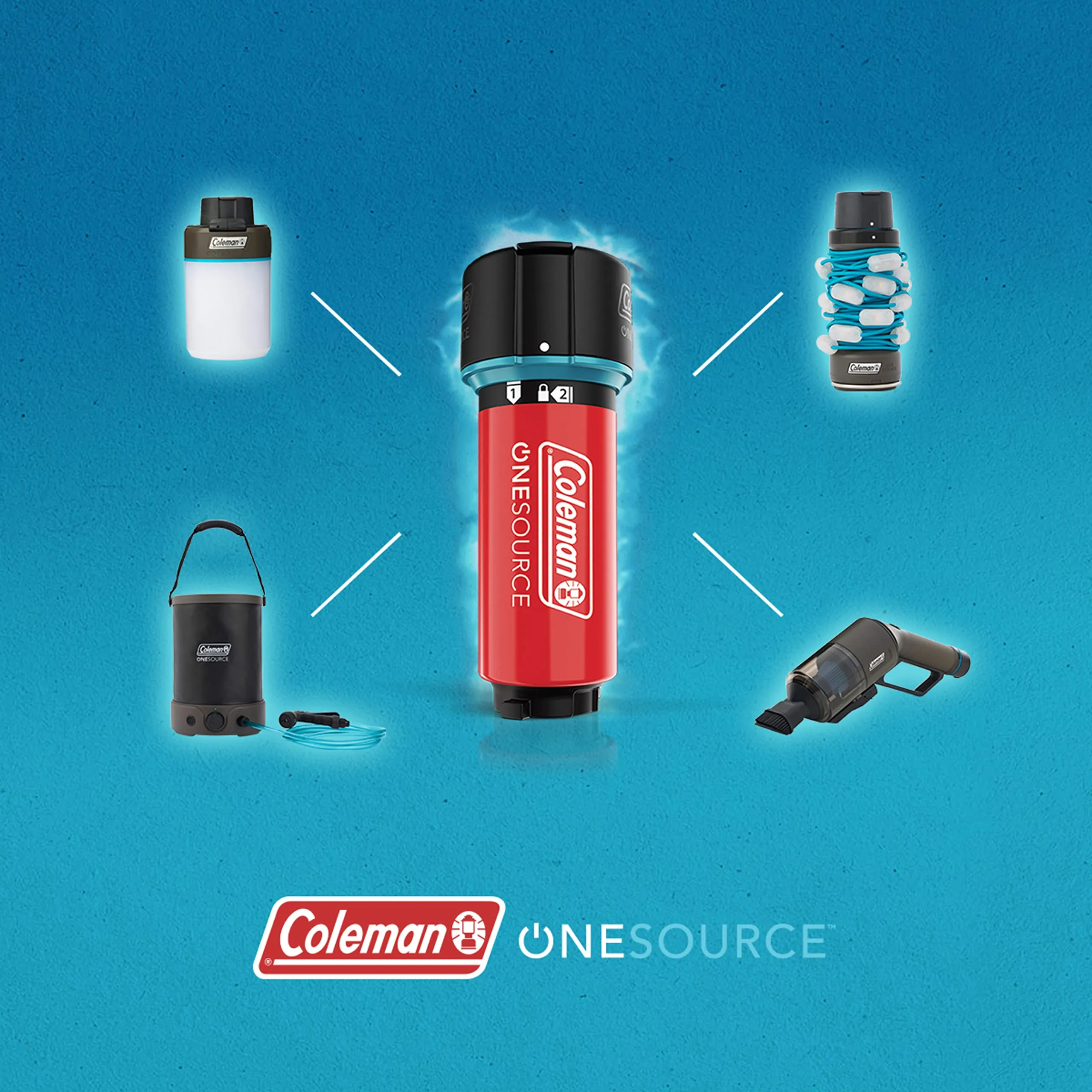 Coleman OneSource Rechargeable Camping Gear: Shower, Vacuum, Fan, Speaker & Pump with Battery 7 Coleman OneSource Rechargeable Camping Gear: Shower, Vacuum, Fan, Speaker & Pump with Battery - Image 7