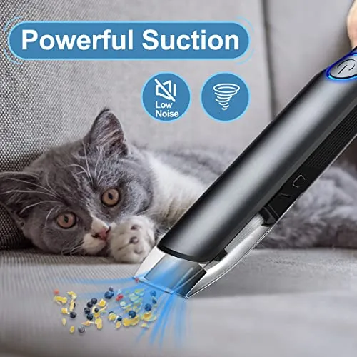 Cordless Rechargeable Mini Car Vacuum Cleaner with Powerful Suction for Pet Hair & Home Cleaning - Image 2