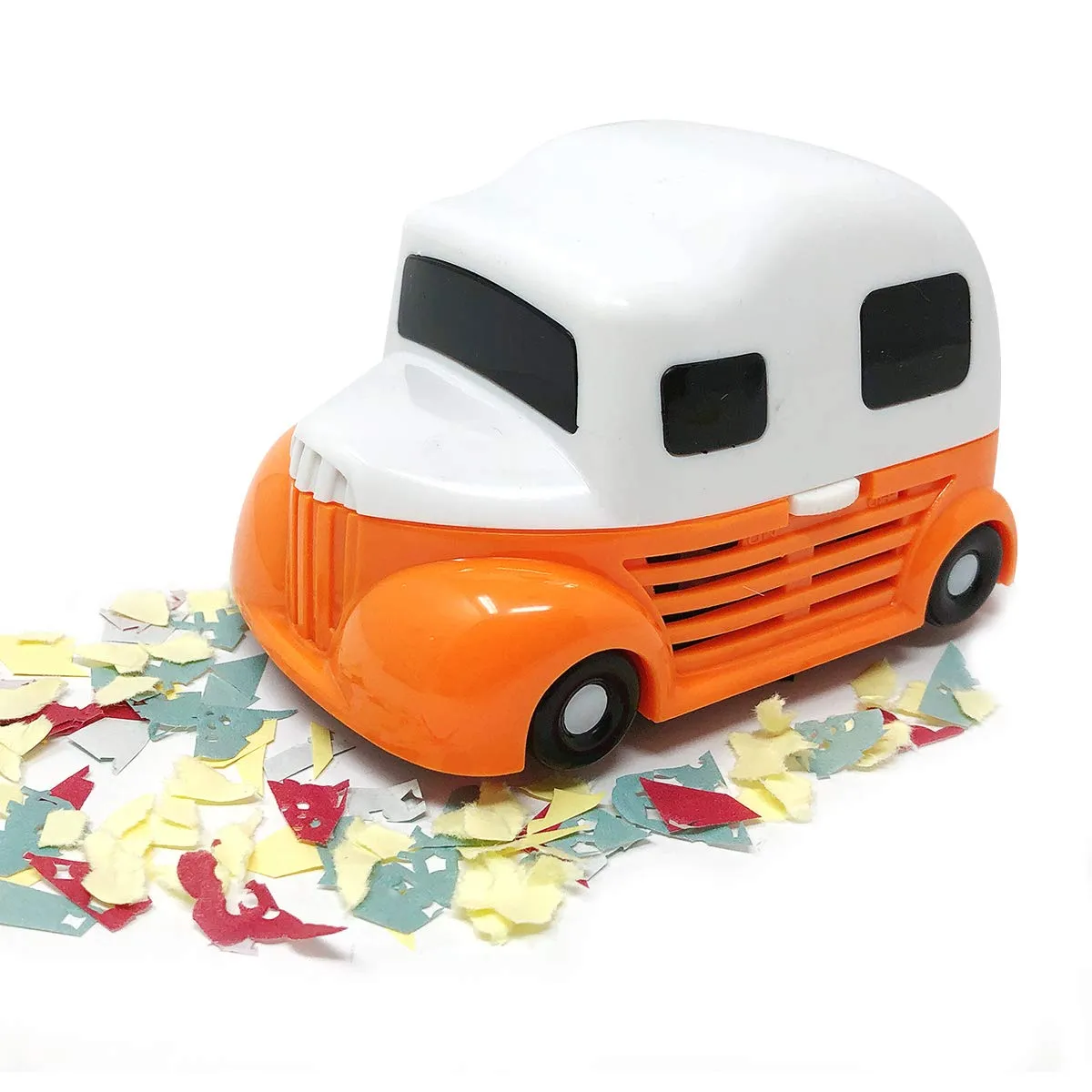 Cute Portable Mini Vacuum Cleaner in Orange Truck Design for Home & Office - allydrew - Image 5