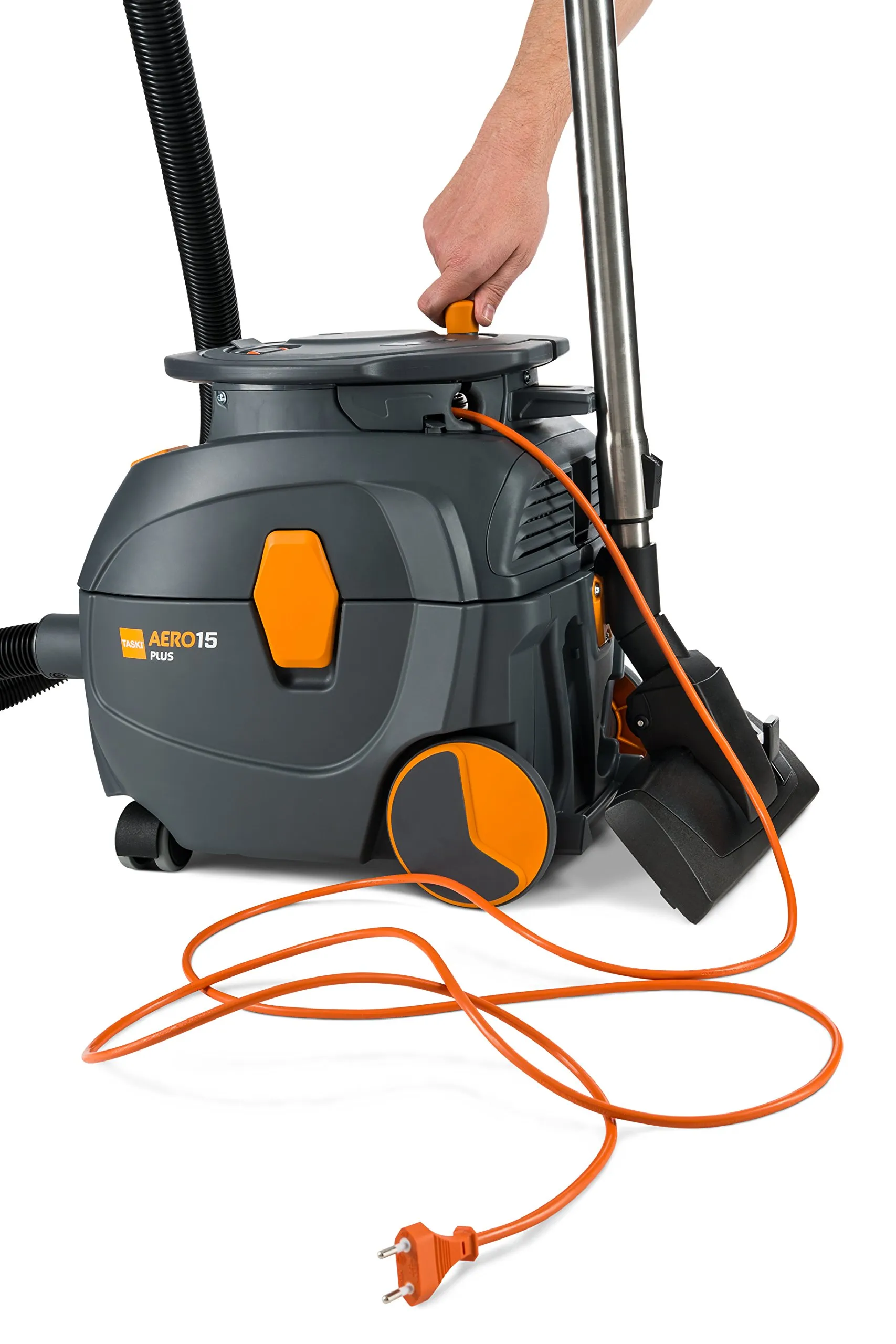 D7524262 Aero 15 Plus Canister Dry Vacuum, 4 Gallon, Grey/Orange - Efficient, Quiet, Ergonomic Design - Image 8