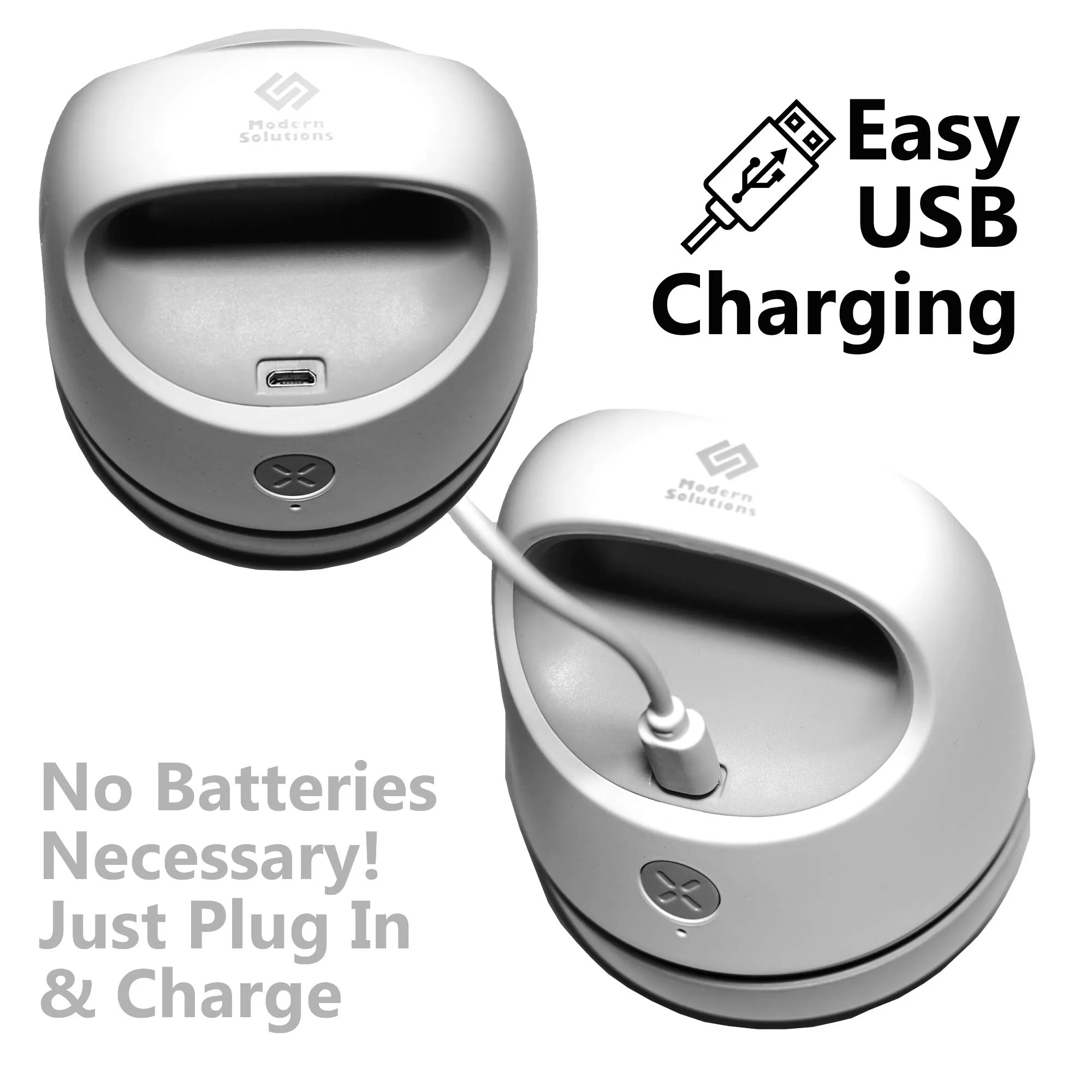 Desktop Vacuum Cleaner USB Rechargeable, Mini Dual Mode Suction for Dust, Keyboards & Pet Hair - Image 2