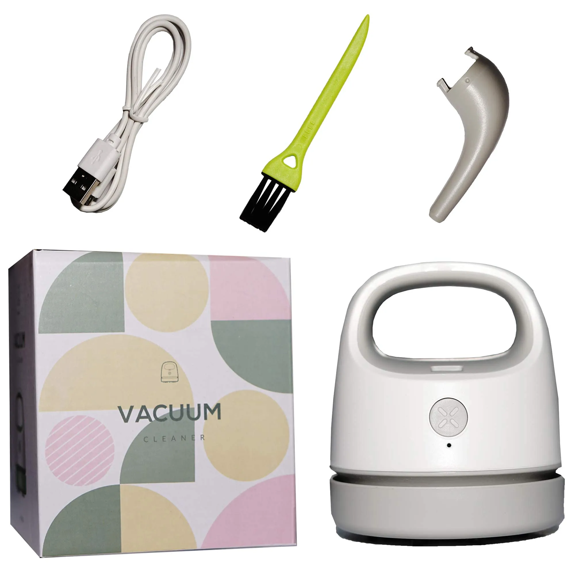 Desktop Vacuum Cleaner USB Rechargeable, Mini Dual Mode Suction for Dust, Keyboards & Pet Hair - Image 7