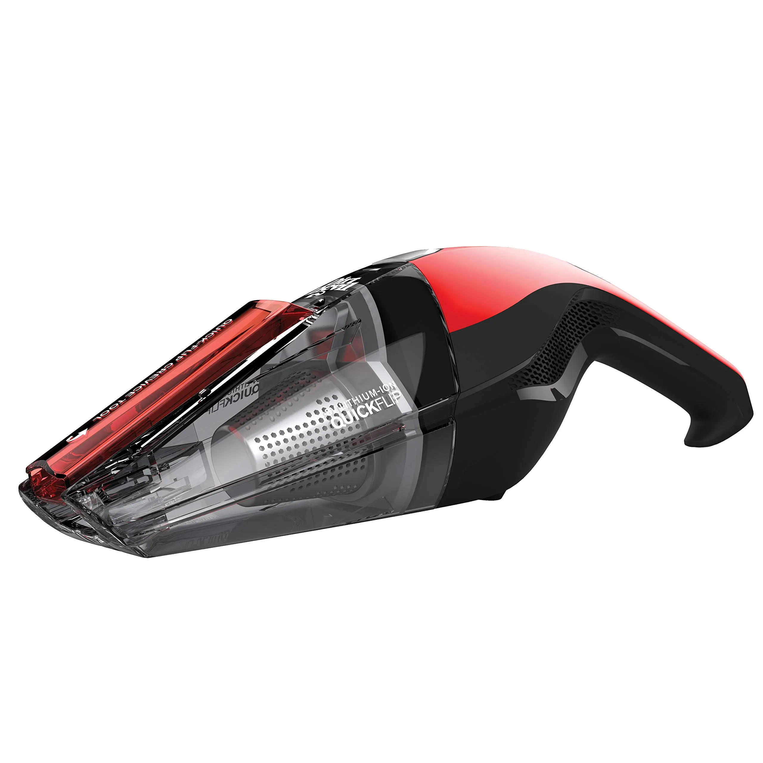 Dirt Devil Quick Flip 8V Lithium Cordless Handheld Vacuum in Red - Lightweight & Powerful