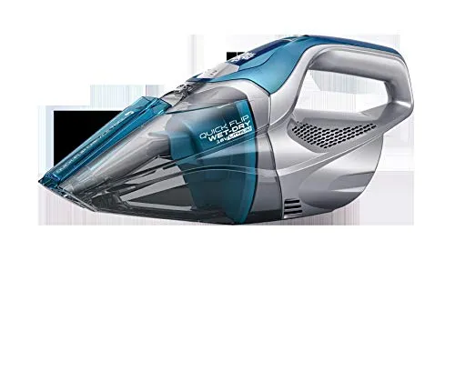 Dirt Devil QuickFlip Wet Dry Cordless Vacuum Cleaner, Lightweight Hand Vac, 16V, Blue