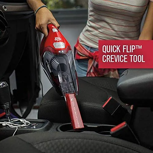Dirt Devil Scorpion Quick Flip Corded Handheld Vacuum Cleaner, Lightweight, Red, SD20005RED - Image 2