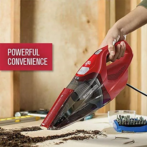 Dirt Devil Scorpion Quick Flip Corded Handheld Vacuum Cleaner, Lightweight, Red, SD20005RED - Image 3