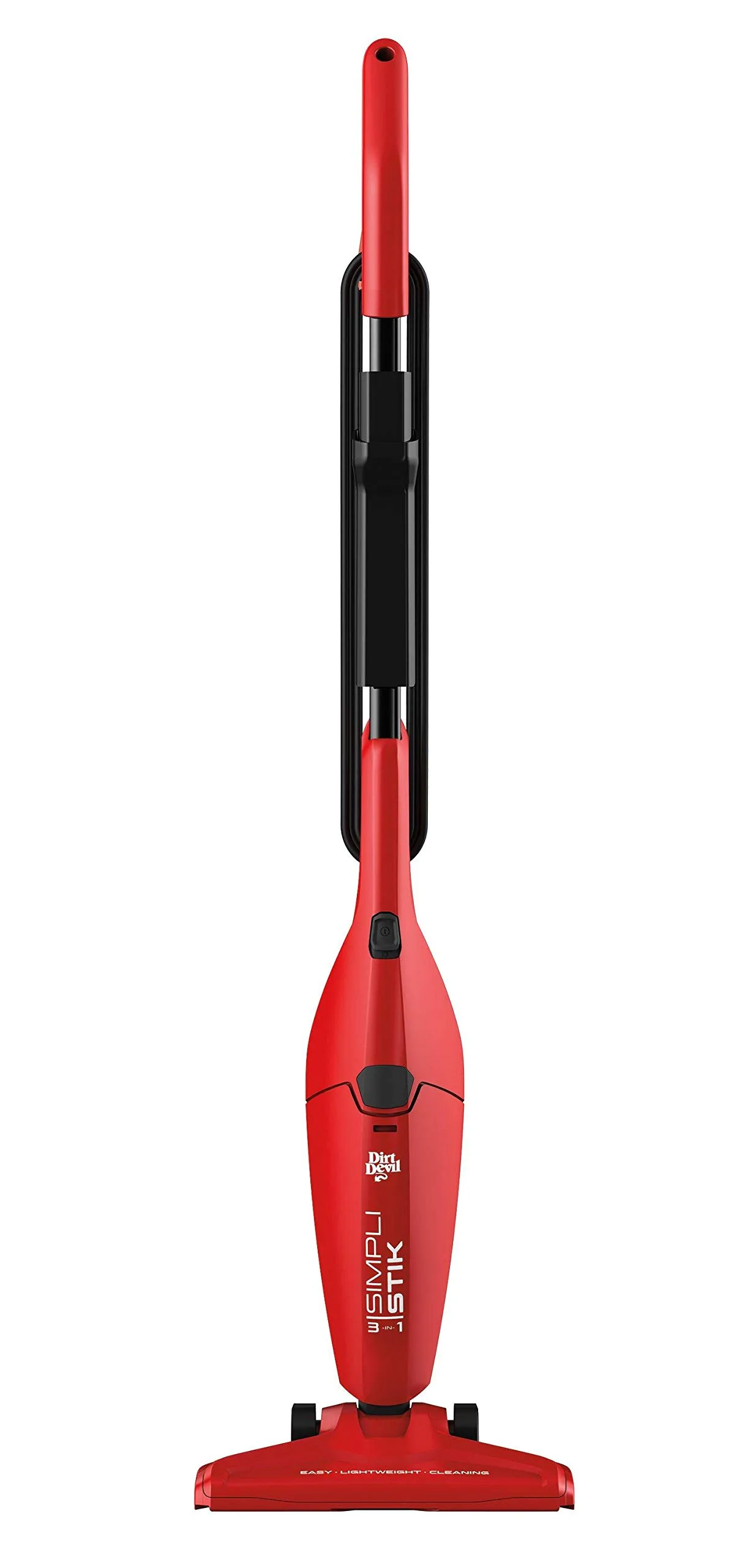 Dirt Devil Simpli-Stik Vacuum Cleaner, Lightweight 3-in-1 Hand and Stick Vac, Red SD20000RED